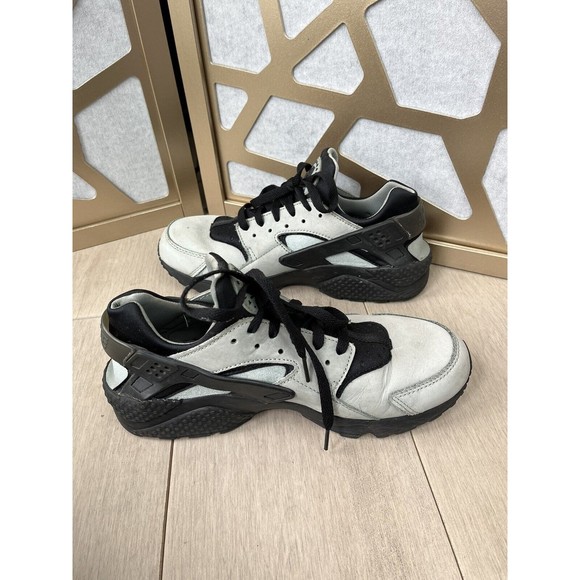 Nike Men\'s Air Huarache Run Grey/Black Sz 9 704830-301 Running Shoes sneakers main image 6